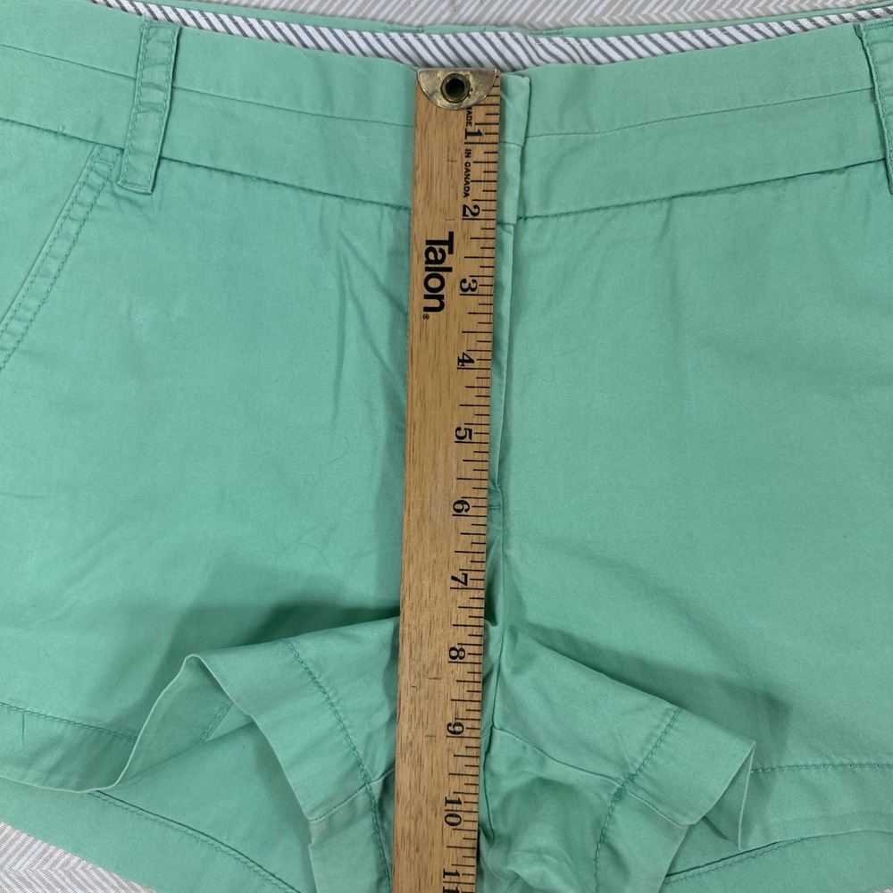 J. CREW Womens 4 Broken In Chino Shorts Green Cotton 30x3 100%Cotton Summer - Picture 5 of 8